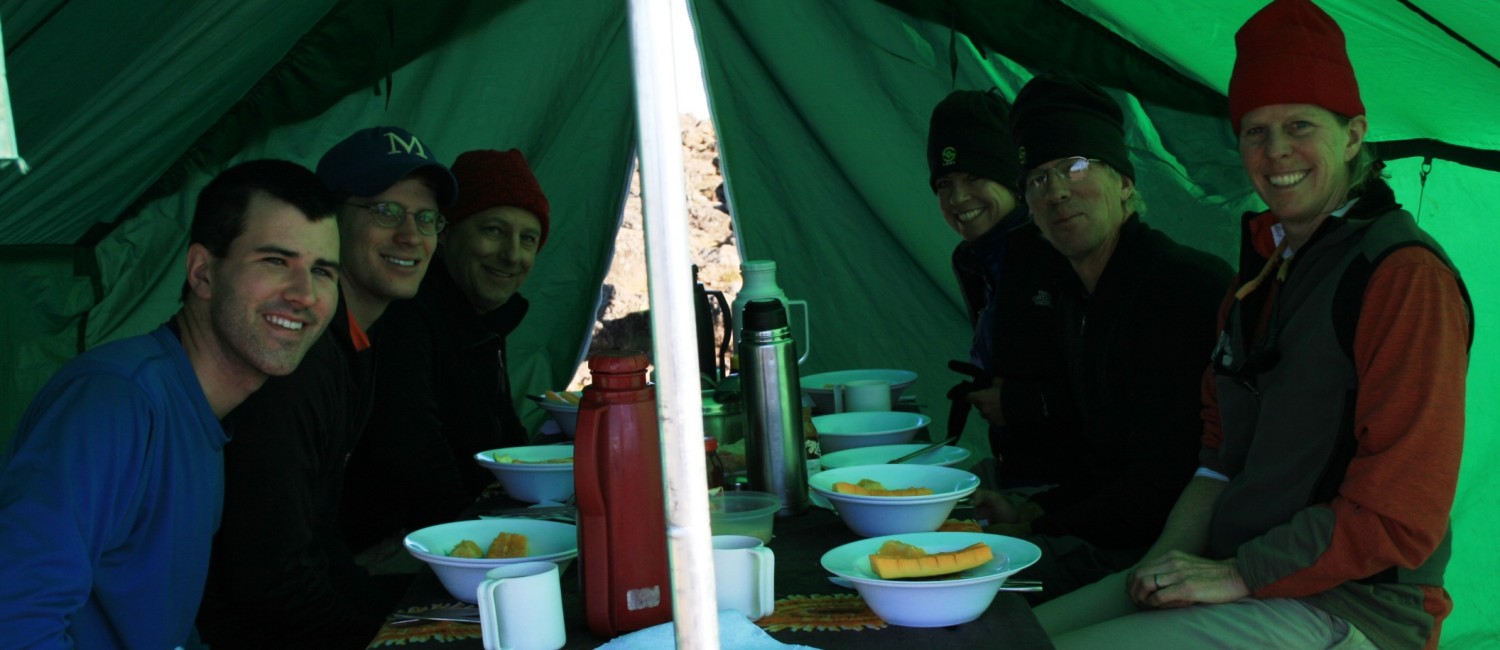 Dining tent